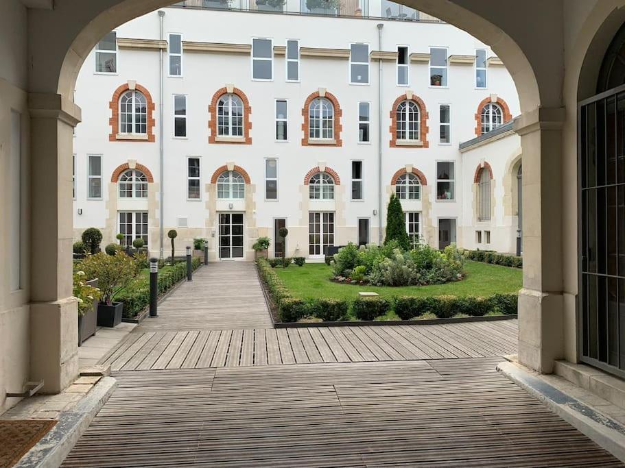 Studio Terrasse, Ancienne Maison De Champagne Reims Exterior foto